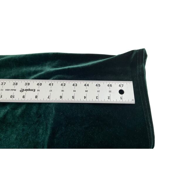 Nina Piccalino Size 6 Green Velvet Maxi Dress Sleeveless Scoop Neck Evening Gown - Picture 6 of 10